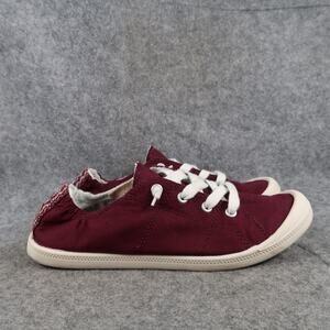 Madden NYC Shoes Womens 8.5 Casual Sneakers Cruiser Slip On Lace Up Flat Comfort